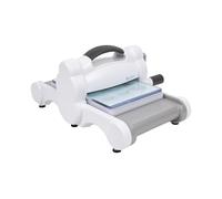 Sizzix 660200-Máquina de Troquelado Manual para Manualidades, álbumes de Recortes y Tarjetas, Apertura de 15,24 cm, Papel, Blanco, Única