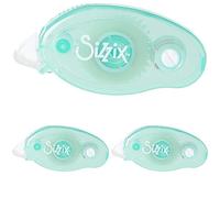 Sizzix 663474-Rodillo adhesivo permanente para álbumes de recortes, tarjetas, decoración del hogar, doble cara, tamaño único, cinta de papel, Multicolor, Una talla (Paquete de 3)