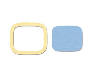Sizzix 664526 Set de Troqueles Framelits (2 unidades, redondeado)