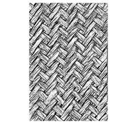 Sizzix 664759 Carpeta de relieve 3D Texture Fades entrelazada por Tim Holtz talla única