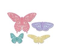 Sizzix 665097 Troquel Thinlits (9 Unidades) diseño de Jessica Scott Cutting Dies, Acero al Carbono, Multicolor, Talla única