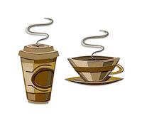 Sizzix 665212 Thinlits Troquel de café Colorize por Tim Holtz 14 Unidades Cutting Dies, Multicolor, Talla única