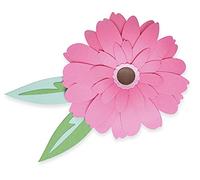 Sizzix 665334 - Juego de troqueles Thinlits (8 unidades), diseño de flor de Gerbera de Olivia Rose