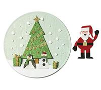 Sizzix 665343 - Juego de troqueles Thinlits (8 unidades), diseño de Snowdome de Jenna Rushforth