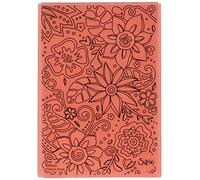 Sizzix, Carpeta de Grabado en Relieve Multicolor, tamaño único 661948, Bohemian Botanicals