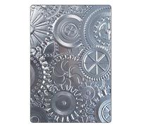 Sizzix Carpeta de repujado 3D 662715, Mecánica by Tim Holtz, Multicolor, Tamaño único