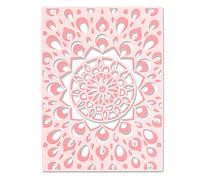 Sizzix Die 4 Pack, Kaleidoscope Layers Set de Troqueles Thinlits 4 pzas 663857, Caleidoscopio en Capas de Jessica Scott, Plástico Papel, Multicolor, Talla única