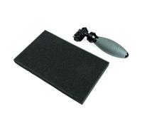 Sizzix 660513-Cepillo y Almohadilla de Espuma para Troqueles Finos e intrincados, álbumes, Tarjetas, Papel y decoración del hogar, Color Negro Accesorio-Punzón para Recoger Recortes, Otros Materiales
