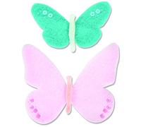 Sizzix Die Butterflies by Chapter Troquel Bigz Textile Mariposas de Jenna Rushforth | 665902 |Capítulo 2 2022, Papel Metal, Multicolor, One Size