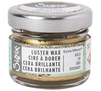 Sizzix Effectz Luster Wax 664809, Metallic Gilding Polish Gold, 20ml 664809-Cera metálico (20 ml), color dorado, tamaño