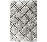 Sizzix Embossing Folder Quilted by Carpeta de Relieve 3-D Texture Fades Acolchada por Tim Holtz, 665734, Papel, Multicolor, One Size