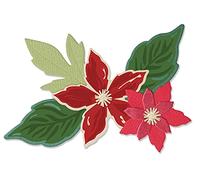 Sizzix Framelits 665331-Juego de Troqueles (6 Unidades, con Sellos), diseño de Flores de Temporada, Multicolor, Talla única