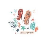 Sizzix Framelits - Juego de troqueles para sellos You're My Lobster, multicolor, talla única