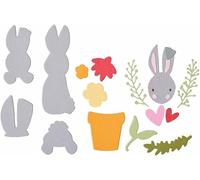 Sizzix Juego de troqueles, 17 unidades, Bunny Bits & Blooms #2 de Catherine Pooler
