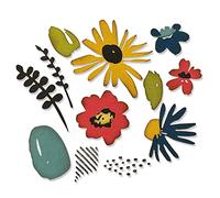 Sizzix Juego de Troqueles Thinlits 11PK Floristería Moderna de Tim Holtz | 665853 |Capítulo 2 2022, Multicolor, One Size