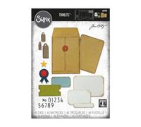 Sizzix Juego de Troqueles Thinlits Collector 45PK de Tim Holtz | 665926 | Capítulo 3 2022, Papel de plástico, Multicolor, One Size