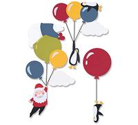 Sizzix Juego de Troqueles Thinlits, Paquete de 10, Fiesta Festiva del Cielo por Olivia Rose | 665948 | Capítulo 3 2022, Plástico Papel, Multicolor, One Size