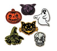 Sizzix Juego de Troqueles Thinlits, Paquete de 12, Retro, Halloween de Tim Holtz | 666000 | Capítulo 3 2022, Plástico Papel, Multicolor, One Size