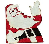 Sizzix Juego de Troqueles Thinlits Retro Santa de Tim Holtz | 666071 | Capítulo 4 2022 Wafer, Grey, One Size