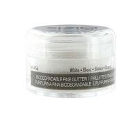 Sizzix Making Essential - Glitter biodegradable fino, blanco, 12 g, 665456