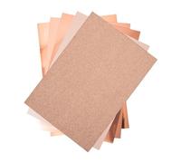 Sizzix, Oro rosa, Surfacez-Superficie-Cartulina Colección Opulenta 664534, 50 Hojas, Pergamino, Talla única