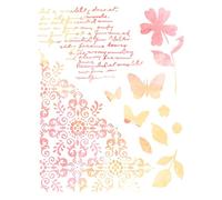 Sizzix Plantilla A4, juego de pétalos de 49 & Market, 1 plantilla