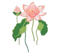 Sizzix Set de Troqueles Thinlits 16 pzas 663867, Nenúfar en capas de Lisa Jones, Multicolor, Talla única