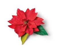 Sizzix Set de Troqueles Thinlits 5 pzas 664817 Poinsetia Jennifer Ogborn, Elegante Poinsettia, Talla única