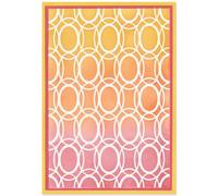 Sizzix Stacey Park - Plantilla A6 Cosmopolitan, anillos dorados #2, multicolor, talla única