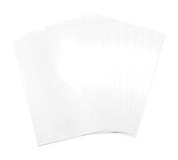 Sizzix 664678 Surfacez-Plástico retráctil (10 Unidades), Color Blanco Shrink, Talla única