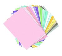 Sizzix Surfacez 665275 - Papel para álbum de recortes de doble cara, 20 colores, 20 colores, 20 cm x 28 cm, 80 unidades