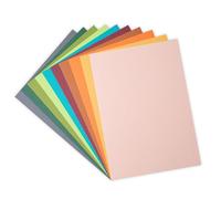 Sizzix Surfacez Cardstock, 8 1/4" x11 3/4", 10 Eclectic Colors, 60Sh, 664873, Multicolor, One Size