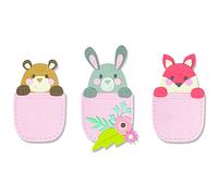Sizzix Thinlits Die Set 10 piezas Pocket Pals de Olivia Rose, 665813