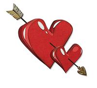 Sizzix Thinlits Die Set 16PK Lovestruck Colorize de Tim Holtz, 665852, Papel, Multicolor, Talla única