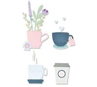 Sizzix Thinlits Die Set 23PK Tazas de té de Jennifer Ogborn | 665898 |Capítulo 2 2022