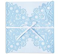 Sizzix Thinlits Die-Snowflake Wrap by Lisa Jones, 665344 665344-Troquel, diseño de Copo de Nieve, Plástico Papel, Multicolor, Talla única