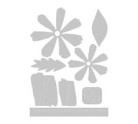 Sizzix Thinlits Dies By Jess Slack 8/Pkg-Daisy Flower Mix