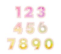 Sizzix Thinlits - Juego de troqueles, números de 2 pulgadas por 49 y mercado, 20 troqueles de corte