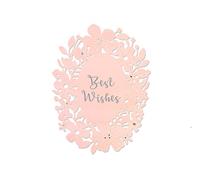 Sizzix Thinlits-Plantilla para troquelar, diseño de Flores, Acero, Negro, 26 x 13 x 0.2 cm