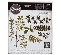 Sizzix Thinlits Troqueles 9PK Verdes del jardín