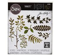Sizzix Thinlits Troqueles 9PK Verdes del jardín