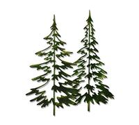 Sizzix Thinlits Woodlands Juego de Troqueles Intrincados Para Manualidades y Escenas Naturales - 2 Piezas
