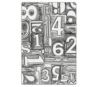 Sizzix Tim Holtz - Carpeta de grabado en relieve con textura 3D numerada grande/A5