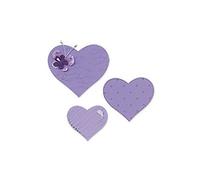 Sizzix, Multicolor, único Troquel Bigz 656334, Corazones, Tamaño, Aluminio y metal