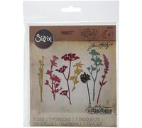 SIZZIX Troquel de corte Thinlits Set 7 piezas - Flores Silvestres