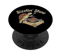 Sizzlin' Slow Turtle, el Maestro de DJ Grill PopSockets PopGrip Adhesivo