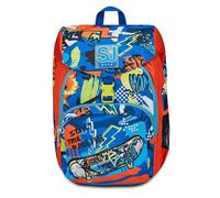 SJ Gang - Mochila Escolar Primino, Azul, TrickyLed, Mono Compartimento, Mochila Escolar Primaria, Mochila para niño, Turquesa, Talla única, Mochila