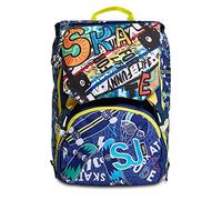 SJ GANG STYLE JAM GANG Funny Adventure Mochila extensible grande - Funny Adventure Boy, Unisex niños, Multicolor, Talla única