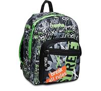 SJ GANG STYLE JAM GANG Mochila con 2 Compartimentos, para niños de 1er grado - Niñas y niños, For School, Sport & Free Time, Diseño Italiano, multicolor/modelo