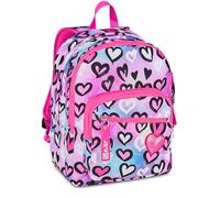 SJ GANG STYLE JAM GANG Mochila doble compartimento Sj Ever, lila, bolsillo portabotellas, gran capacidad, respaldo preformado, mochila escolar primaria, niña, Lila., Talla única, Moderno